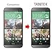 HTC One M8 Screen Protector, TANTEK [Bubble-Free][HD-Clear][Anti-Scratch][Anti-Glare][Anti-Fingerprint] Tempered Glass Screen Protector for HTC One M8 / HTC M8 [2014], [3Pack]