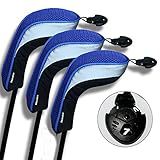 Andux 3 Pack Golf Hybrid Club Head Covers with Interchangeable No. Tags MT/hy04