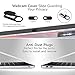 GMYLE New MacBook Air 13 Inch Case A1932 2018 Touch ID Retina Accessories 5 in 1 Bundle, Hard Shell, Privacy Webcam Cover Slide, Anti Dust Plugs & Keyboard Cover Screen Protector - Burgundy Red
