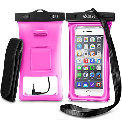 Floating Waterproof Case Dry Bag Pouch for iPhone 6S/6/6 Plus/5S/5C/5, External Earphone/ Audio