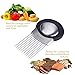 Lifewit Stainless Steel Onion Holder Slicer Chopper Gadget Vegetable Potato Holder & Stainless Steel Soap Odor Remover