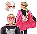 Munfa 4 Different Superheros Cape and Mask Costumes Set Includes Bonus Matching Wristbands for Kids