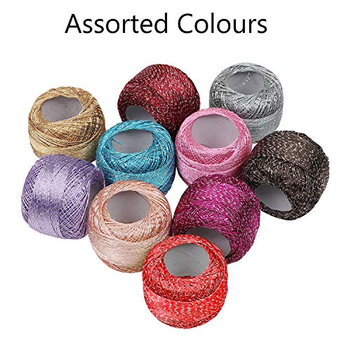 2 Sparkly+Colourful+Glitter+Thread+Kurtzy