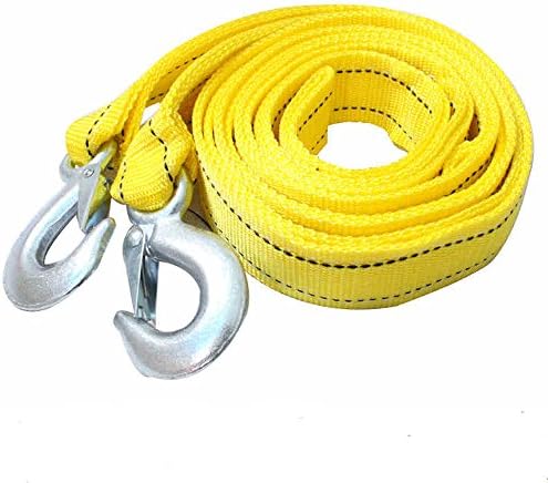 Afang Car Tow Rope Straps with Hooks--5 Tons 4 Meters(13.12ft)with Vehicle Storage Bag High Strength Emergency Towing Rope Cable Cord Heavy Duty Recovery Securing Accessories for Cars Trucks