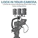 Cam Caddie Scorpion / EX Lockout Kit and Stabilizer Support Mount / Bracket for Canon Nikon Sony and Panasonic / Lumix DSLR Camera Includes: (1) Accessory Shoe + (1) D – Flashner + (1) 3” Balance Wing