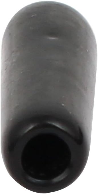 sourcing map 2mm Inner Dia Rubber Hose End Cap Screw Thread Protector Cover Black 100pcs - Image 4