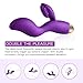 Utimi Rabbit Vibrator Rechargeable G Spot Massager 10-speed Clitoris Stimulaton with 2 Motors
