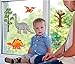 treepenguin Dinosaur Land Wall Decals - Playful Prehistoric Wall Stickers for Nursery and Kids Rooms - Peel and Stick Wall Decor