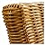 HomyDelight Kitchen & Dining Room Chair, Dining Chairs 2 pcs Rattan Brown