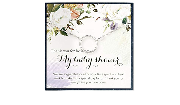 thank you card for baby shower host