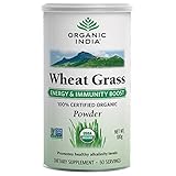 Organic India Wheat Grass Energy & Immunity Boost 100 Gm - With Free Gift Samples and Free Shipping
