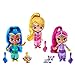 Shimmer & Shine Genie Friends Collection with 2 Pets & 3 Brushes Included