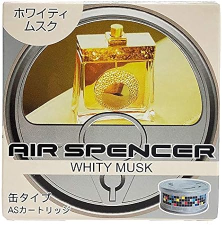 Amazon 栄光社 車用 芳香消臭剤 エアースペンサーカートリッジ 10個セット 置き型 ホワイティムスク 40g 10 3 10 車 バイク 車 バイク