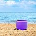 TOPFUND Purple B Note Crystal Singing Bowl Crown Chakra 8 Inch with Suede Mallet