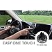 VINIOUS Magnetic Car Mount Holder Cradle with Fast Swift-Snap Technology and Luxury Aluminum Alloy for Smart Phones and Mini Tablets (Grey)