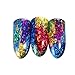 BORN PRETTY 1m Gradient Starry Sky Nail Foil Blue Holographic Paper Nail Manicure Sticker
