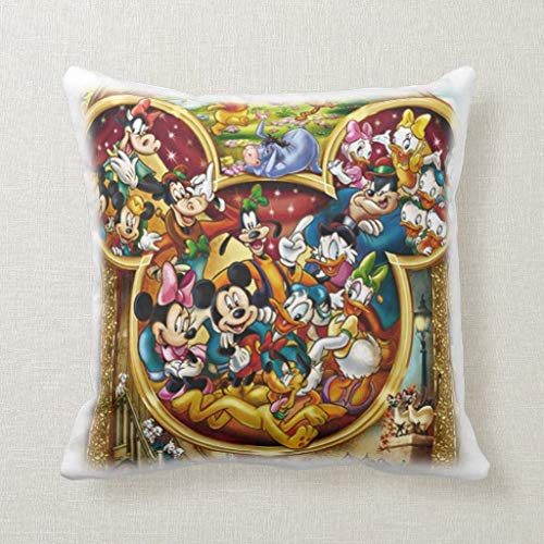 Amazon Com Disney Pillow Square Pillow Decorative Pillow For Home