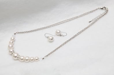 Amazon コットンパール ネックレス コットンパール ピアス