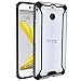Poetic Affinity Series Slim Fit Dual Material Protective Bumper Case for HTC Bolt (2016) Black/Clear