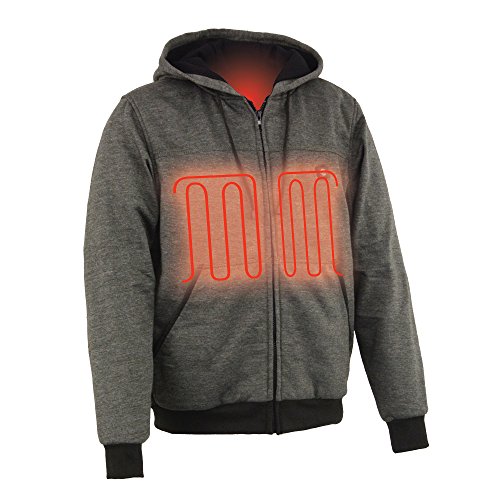 Milwaukee Performance Men's Hoodie w/Front&Back Heating Elements-Black-Large