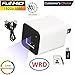 WRD Hidden Spy Camera 1080P HD USB Wall Charger (WHITE 2018) Spy Camera Adapter for Home, Office, Business