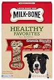 Milk-Bone Healthy Favorites Granola Dog Treats With Real Beef, 18-Ounce (Pack of 3)