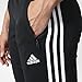 adidas Women's Soccer Tiro 17 3/4 Pants, Black/White, Medium