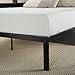 Zinus Cherie Faux Leather Classic Platform Bed Frame with Steel Support Slats, Twin