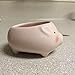 Cute Piglet Flower Pot - Mini Ceramic Planter for Succulents - Pink