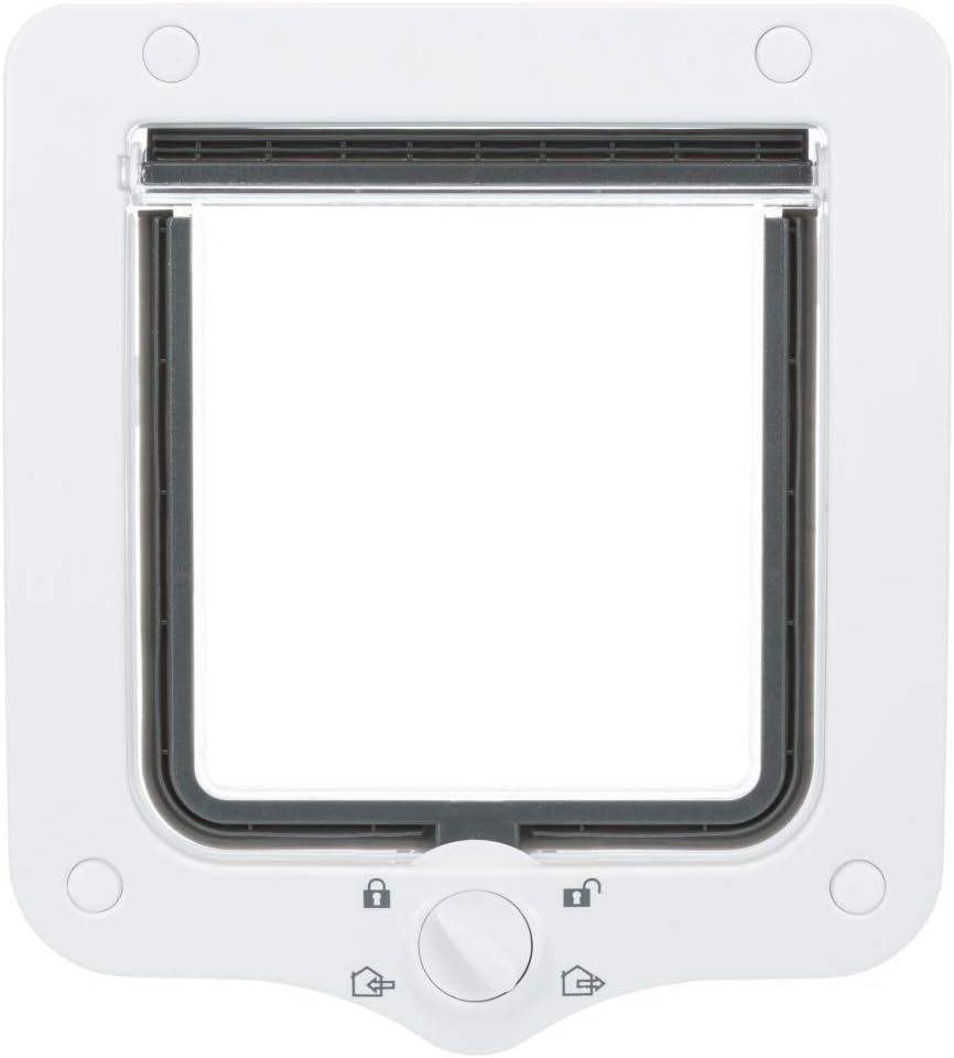 Trixie 4-Way Cat Flap, White, 490 g, M - Image 3