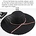 FURTALK Summer Beach Sun Hats for Women Foldable Floppy Lace Cotton Wide Brim Hat Caps Black