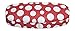 LBI Hard Eyeglass Case, Glasses Holder For Women, Men, Girls, Boys- Polka Dot, Red, Medium / Large
