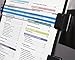 Juvale Document Holder for Typing with Adjustable Clip & Line Guide Holds Letter, Legal & A4 Size Paper, Portable Steel Reading Stand