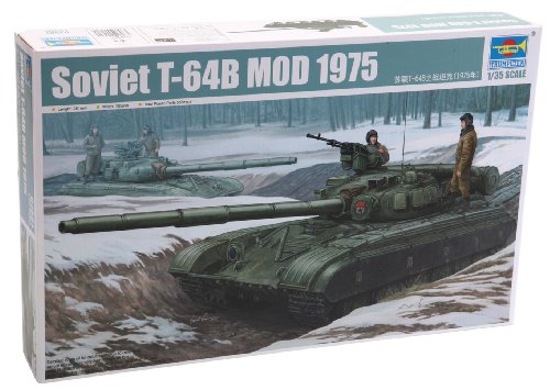 Trumpeter Soviet T-64B Mod 1975 Main Battle Tank Model Kit, Scale 1/35