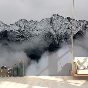 Wall Mural Magnificent Mountain View Removable Wallpaper Wall Sticker for Bedroom Living Room - 66x96 inches