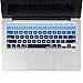 Kuzy - Blue Ombre Colors Keyboard Cover Silicone Skin for MacBook Pro 13