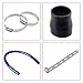 Astra Depot 64mm-75mm 3 Inch Cold Air Intake Inlet Pipe Hose Tube Universal System Kit