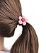 TS Cute Girls Flower Hair Tie Bands Ropes Ponytail Holder (F)