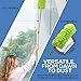 Modern Domus 74 Inch Window Cleaning Kit - Squeegee with Flexible Head - 2 in 1 Window Cleaner Tool for High Windows, Shower Glass, Car Windshield
