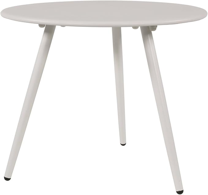 Dreibeinig Gartentisch Rund 45x45 Cm Wetterfest Ideal Als Garten Balkon Tisch Terrassentisch Lifestyle4living Beistelltisch Aus Metall In Grau Sidra Hospital