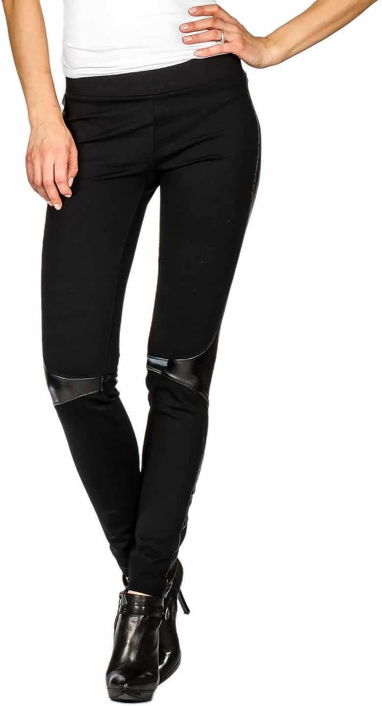 Suko Women's Super Soft Ponte Knit Skinny Legging Pants