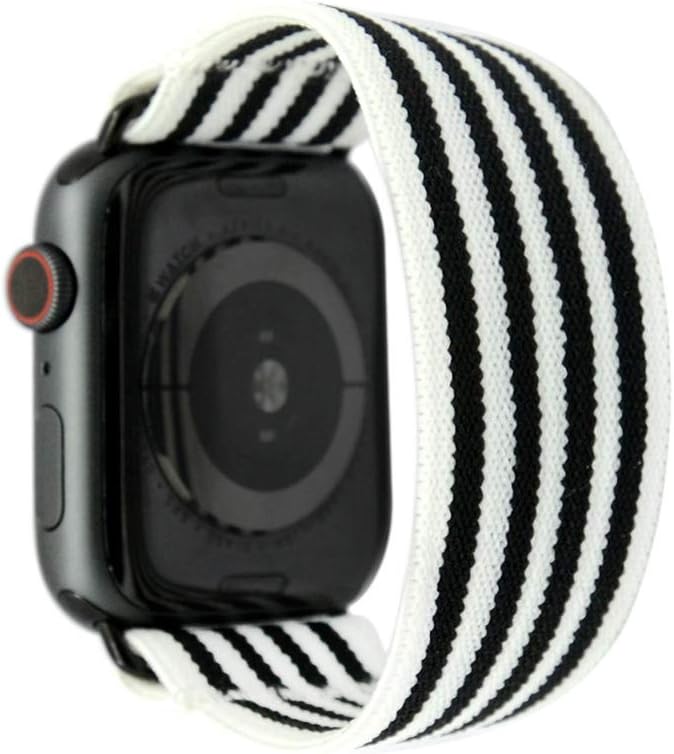 Stripe Pattern Elastic Compatible/Replacement Band for Apple Watch