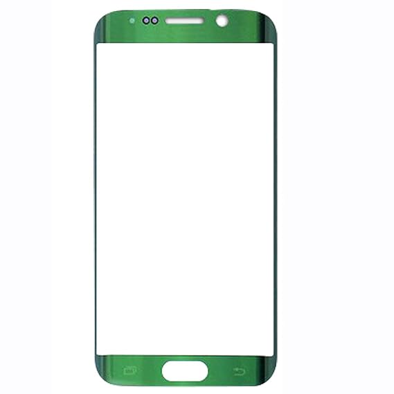 UU FIX Display Glas Front für Ersatz Samsung Galaxy S6 Edge (Grün) LCD Touch Screen Front Glas mit Werkzeugsatz(Keine Berühru