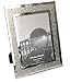 Amlong Crystal Sparkle Mirror Glass Picture Frames 5x7