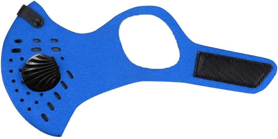 Dust 𝐌𝐀𝐒𝐊, Dustproof Smoke 𝐌𝐀𝐒𝐊 Washable Reusable Face 𝐌𝐀𝐒𝐊, Adjustable PM2.5 Air Filter 𝐌𝐀𝐒𝐊 Breathing Mouth Cover for Outdoor Sports (blue)