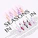 20PCS Flame Stickers for Nails, Flame Reflections Halloween Nail Stickers flame Holographic Nail Stickers for Nails Manicure Tape Adhesive Foils DIY Decoration