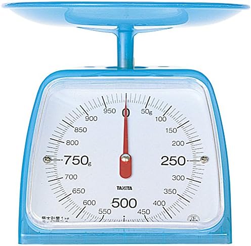 タニタ クッキングスケール キッチン はかり 料理 アナログ 1kg 5g単位 ブルー Ka 001 Cb