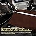 LOHASIC iPhone XR Case, Premium Leather Luxury Thin Slim Soft Flexible TPU Hybrid Bumper Non-Slip Grip Full Body Shockproof Protective Phone Cases Cover Compatible with iPhone XR (2018) 6.1inch -Brown