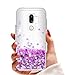 SunStory Samsung Galaxy S9 Plus case Luxury Fashion Design with Moving Shiny Quicksand Glitter and Double Protection with PC Layer and TPU Bumper Case for Samsung Galaxy S9 Plus. (Purple)