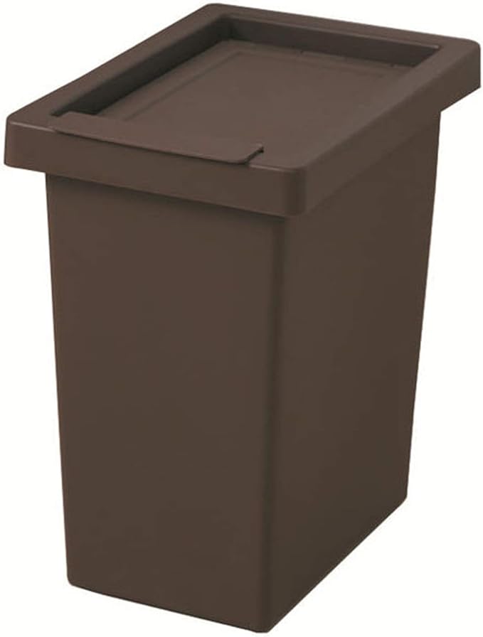 DIBAO Indoor Mülleimer Flip Solid Color Kreativ mit Abdeckung